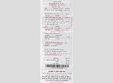 Office Depot receipt