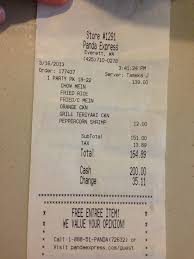 This Is The Receipt For Over Cook Chicken Yelp