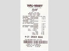 Food Center receipt